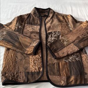 Kaktus Patchwork Brown Jacket
